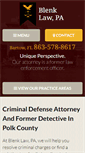 Mobile Screenshot of criminalattorneypolk.com