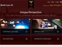 Tablet Screenshot of criminalattorneypolk.com